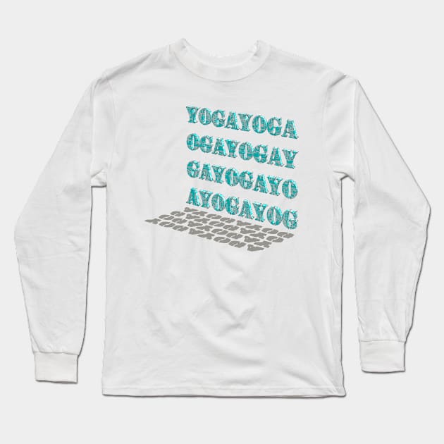 Yoga sudoku Long Sleeve T-Shirt by M[ ]